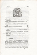 Année 1858 - Police Des Voyageurs Et Passeports - Police - Gendarmerie