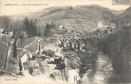 CPA Vabre Pont Neuf Et  Départ Du Train - Vabre