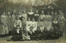 Luzarches * Carte Photo 1906 * école De Filles , Pensionnat , Groupe Scolaire - Luzarches