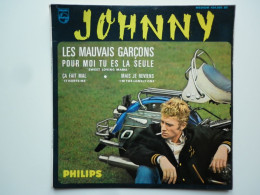 Johnny Hallyday 45Tours EP Vinyle Les Mauvais Garçons - 45 T - Maxi-Single