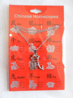 RAT Signe Chinois PENDENTIF AVEC PETITE CHAINETTE - HOROSCOPE - Pendentifs