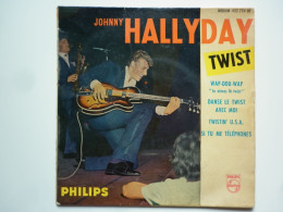 Johnny Hallyday 45Tours EP Vinyle Wap Dou Wap / Si Tu Me  Telephones - 45 T - Maxi-Single