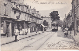 Equeurdreville La Rue Gambetta Passage Du Tramway Le Magasin P Simon édition C L - Equeurdreville