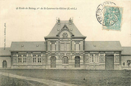 St Laurent La Gâtine * Façade De L'école De Boissy - Autres & Non Classés