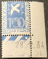 (A1) N° 294  Neuf ** Gomme D'Origine Avec Coin Daté  TTB - 1930-1939
