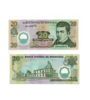 Honduras 20 Lempira  2008 Polymer Issue P-95 UNC - Honduras