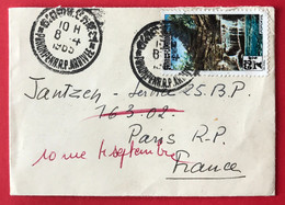 Cambodge Sur Petite Lettre TAD PHNOM PENH R.P. ARRIVEE 8.4.1965 - (A273) - Kambodscha