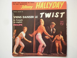 Johnny Hallyday 45Tours EP Vinyle Viens Danser Le Twist - 45 T - Maxi-Single