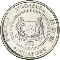 Monnaie, Singapour, 10 Cents, 2013 - Singapour