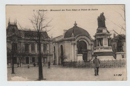 90  BELFORT  Monument Des Trois Sièges  Palais De Justice Et Salle Des Fêtes - Belfort – Siège De Belfort