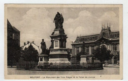 90  BELFORT  Monument Des Trois Sièges Et Le Palais De Justice - Belfort – Siège De Belfort