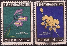 Cuba -  Fx. 908 - Yv. 496/7 - Navidad 1959 - Ø - Unused Stamps