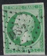 EMPIRE - N°12 - OBLITERATION LOSANGE - ROMAIN - DS2 - COTE 120€ - COTE TIMBRE SEUL 95€ - TIMBRE SIGNE. - Altri & Non Classificati