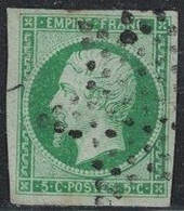 EMPIRE - N°12 - OBLITERATION ETOILE MUETTE - PARIS - COTE 120€ - COTE TIMBRE SEUL 95€. - Otros & Sin Clasificación