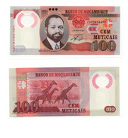 Mozambique 100 Meticais 2011 Polymer Issue UNCIRCULATED - Mozambique