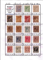 Cuba -  Fx. 451 - Conjunto De 19 Sellos Diferentes - Antiguos (Col. Española) - Ø/* - Lots & Serien