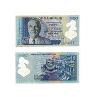 Mauritius 50 Rupees 2013 Polymer Issue P-65 UNCIRCULATED - Maurice