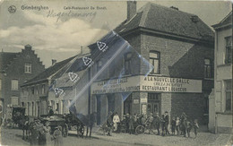 GRIMBERGEN :   Café-restaurant De Bondt  ( 1913 )  Attelage - Grimbergen