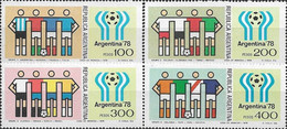 ARGENTINA - COMPLETE SET ARGENTINA'78 FIFA WORLD SOCCER CUP, TEAMS (V) 1978 - MNH - 1978 – Argentina