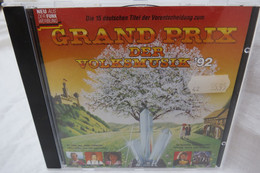 CD "Grand Prix Der Volksmusik '92" Die 15 Deutschen Titel Der Vorentscheigung - Otros - Canción Alemana