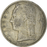 Monnaie, Belgique, 5 Francs, 5 Frank, 1949 - 5 Franc