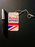 Gepäckanhänger British Airways, 1970er Jahre - Etiquetas De Equipaje