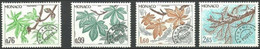 MONACO 1980 YVERT  PR66/69**  FRUTAS,PLANTAS,TEMPORADAS - Other & Unclassified