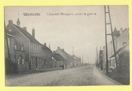 4604 - BELGIE - BELGIUM - WESTENDE - CHAUSSEE NIEUPORT, AVANT LA GUERRE - Westende