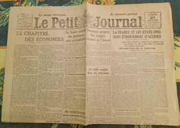 Quotidien Le Petit Journal 20 Janvier 1917 Declaration De Poincaré La France Et Les Etats Unis Sont étroitement D'accord - Le Petit Journal