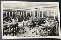 RMS Queen Elizabeth/First Class Lounge - Paquebots