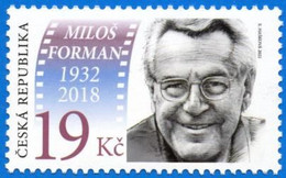 Czech Republic - 2022 - Personalities - Milos Forman, Czech Film Director - Mint Stamp - Nuevos