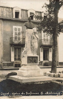 03  Cusset  Carte Photo Statue Du Professeur Arloing - Autres & Non Classés