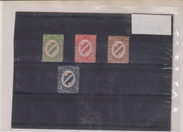 INGRIE- LOT TP N°1/4- X-  TB  1920- ARMOIRIES - Unused Stamps