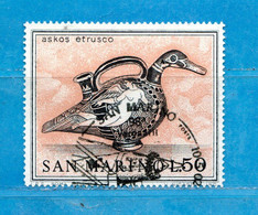 SAN MARINO ° 1971  - ARTE ETRUSCA .Unif. 832   . Usati - Usados