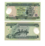 Solomon Islands 2 Dollars  2001 Silver Jubilee Commemorative Polymer Issue P-23 UNCIRCULATED - Solomonen