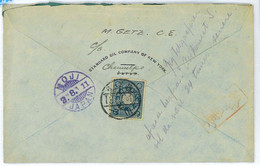 P0008	Japan	POSTAL HISTORY	Japanese Occupation Of Korea From Icheon To Japan Registred - Cartas & Documentos