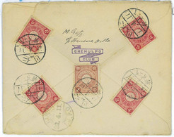 P0015	Japan	POSTAL HISTORY	Japanese Occupation Of Korea   From Icheon To Wuhu  Registered - Briefe U. Dokumente