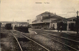 Annonay * Vue Sur La Gare Du Village * Ligne Chemin De Fer - Annonay