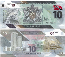Trinidad And Tobago 10 Dollar 2020 Polymer Issue P-new UNCIRCULATED - Trinité & Tobago