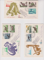 SAN MARINO 1965 Dinosaur Nice FDC Covers - Cartas & Documentos