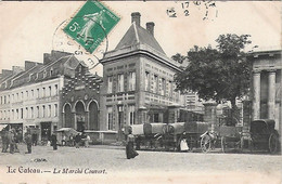 LE CATEAU - Le Marché Couvert - Carte Rare - Le Cateau