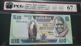 ZAMBIA  10 Kwacha (ND 1988) - Zambie