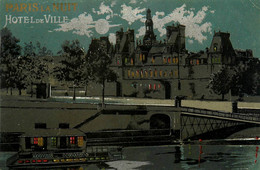 Paris * Jugendstil * CPA Illustrateur Art Nouveau * Hôtel De Ville - Sonstige & Ohne Zuordnung