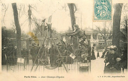 Paris Vécu * Aux Champs élysées * Jeux D'enfants Balançoire Manège * 1905 - Sonstige & Ohne Zuordnung