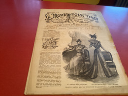 La Mode Pour Tous Journal De La Famille Et Des Modes Pratiques 1898  Paris  Chevalier De La Légion D’honneur - Magazines - Before 1900