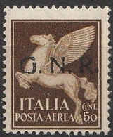 Italie République Sociale 1944 N° PA N° 118 MNH GNR Tirage De Brescia (G9) - Airmail