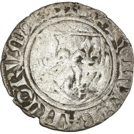 Monnaie, France, Charles VI, 1/2 Guénar, Atelier Incertain, TB+, Billon - 1380-1422 Karel VI De Waanzinnige