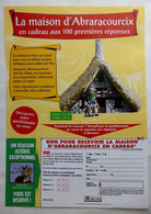 FLYERS ATLAS VILLAGE ASTERIX ECUSSON 2001 - Objets Publicitaires