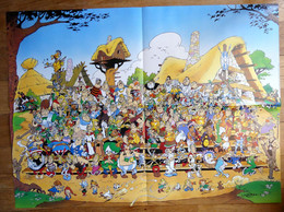 DEPLIANT POSTER ASTERIX FIGURINES ATLAS 2001 - Objets Publicitaires