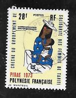 TIMBRE OBLITERE DE POLYNESIE DE 1973 N° YVERT 93 - Oblitérés
